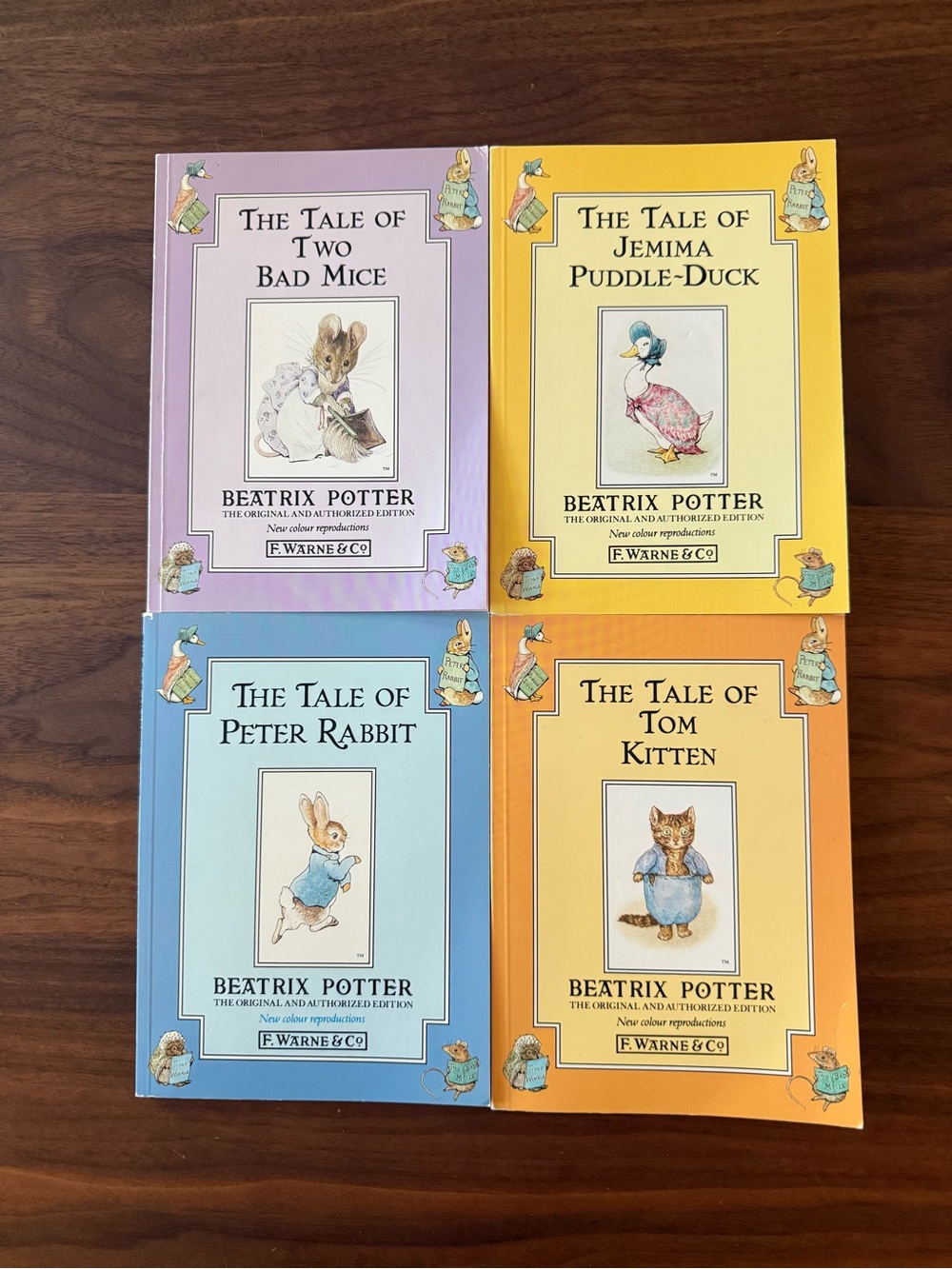 Beatrix Potter Soft cover books